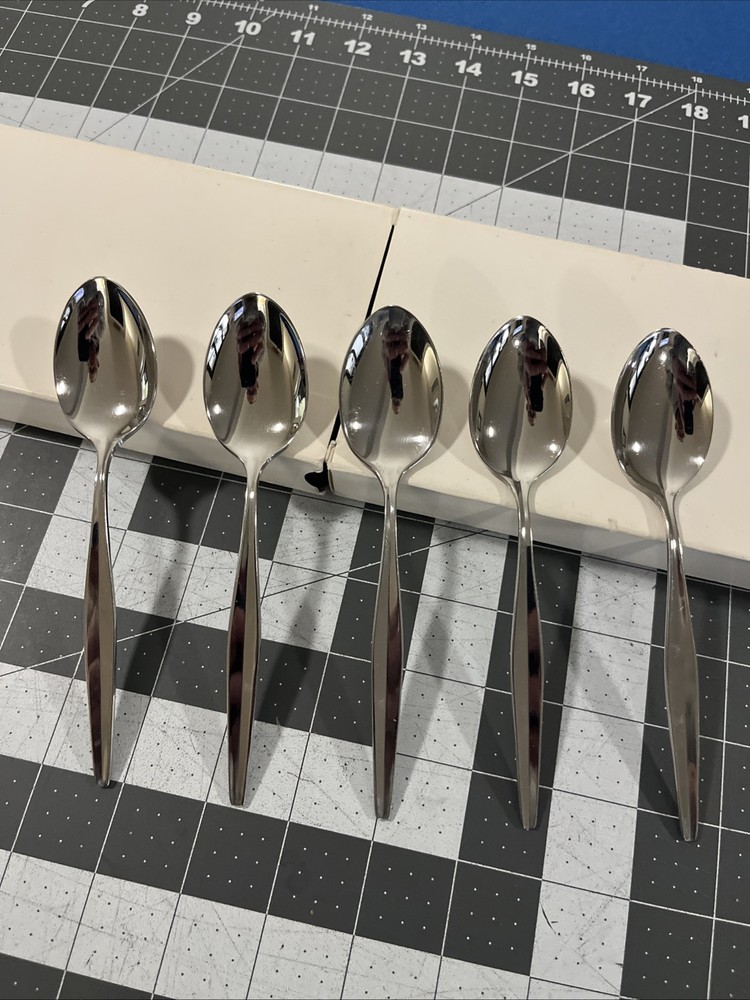 VTG Gorham Regatta 5-Piece Stainless Steel Teaspoon Set Flatware Replacements