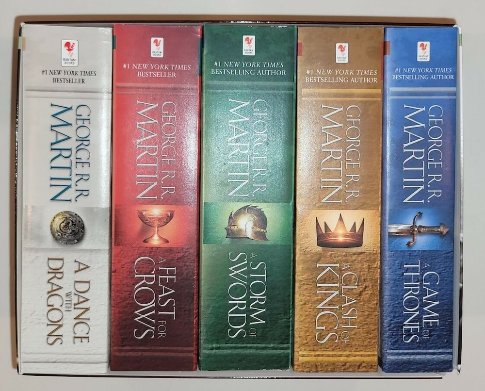 A Song of Ice and Fire Series George R. R. Martin's a Game of Thrones 5-Book Box-image