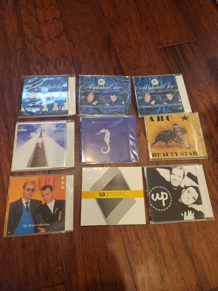 ABC CD Collection Lot of 9 British Pop Band - Abracadabra Skyscraping Up Traffic-image