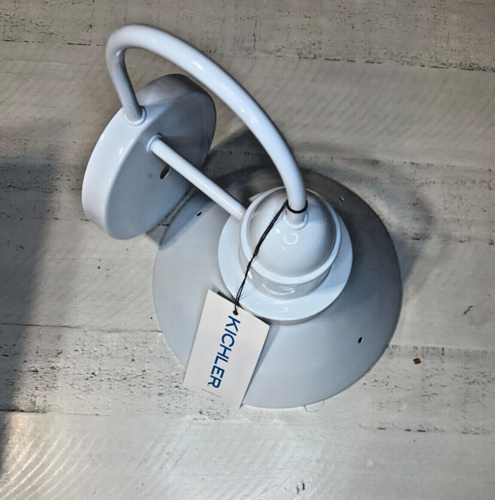 Kichler 9022WH White Seaside Outdoor Wall Lantern for Coastal Style