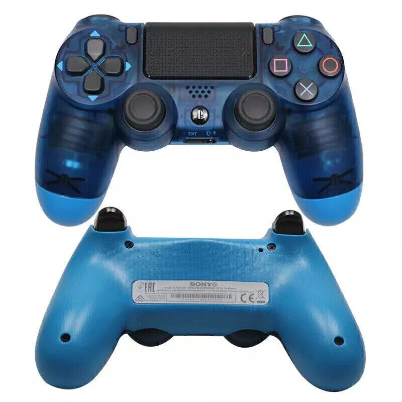 Sony Controller PS4 Crystal Blue Playstation DualShock4 V2 Wireless Gamepad