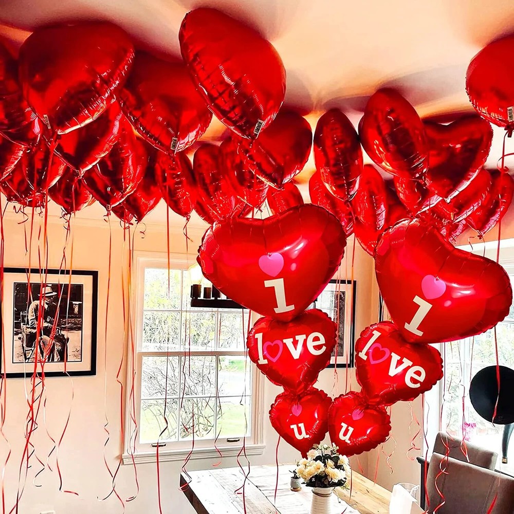 Valentine's Day Balloons, Valentine's Day Decorations
