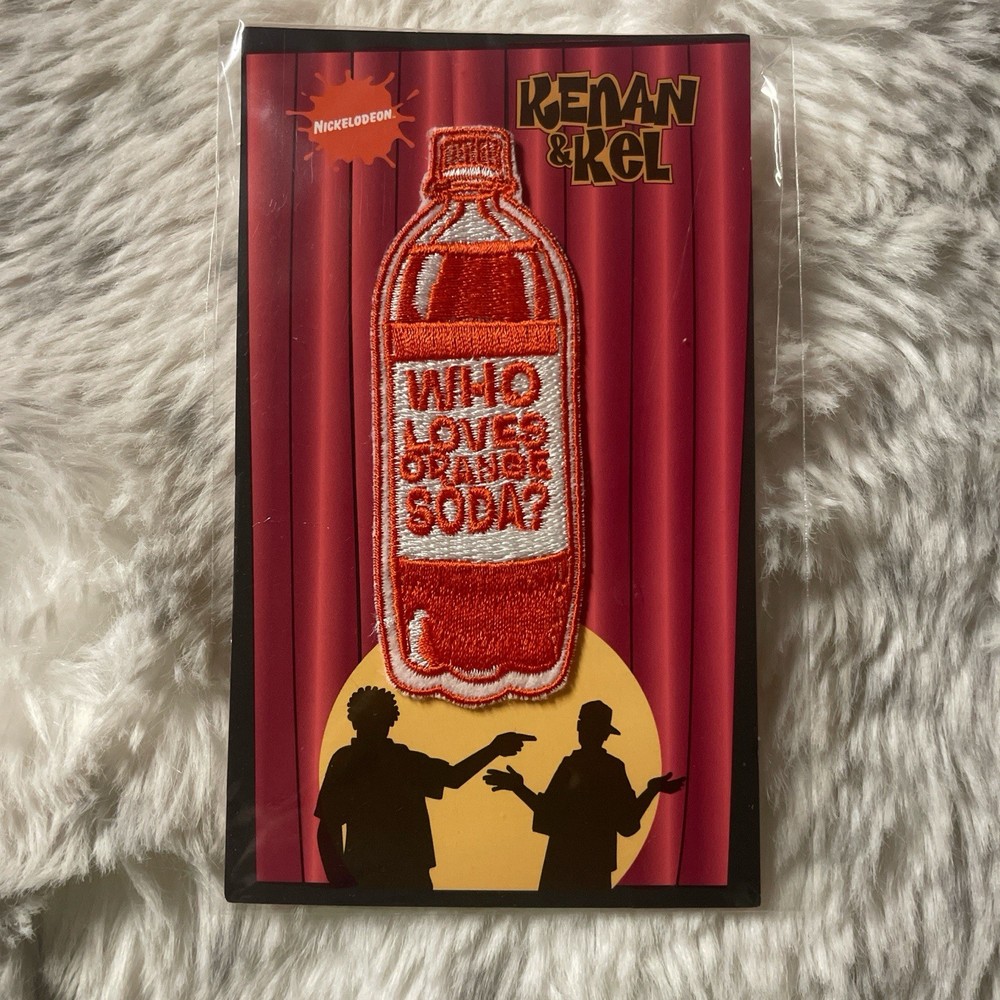 Nick Box Kenan & Kel Orange Soda Embroidered Nickelodeon Patch
