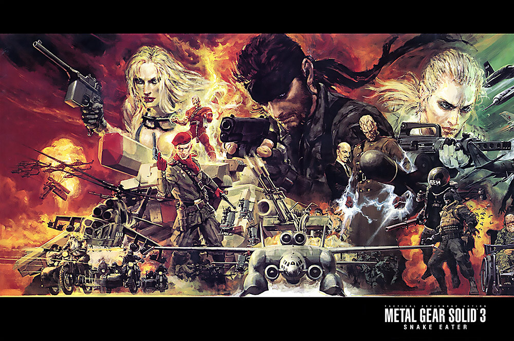 Metal Gear Solid 3 Snake Eater PS2 Premium POSTER MADE IN USA - MGSO28