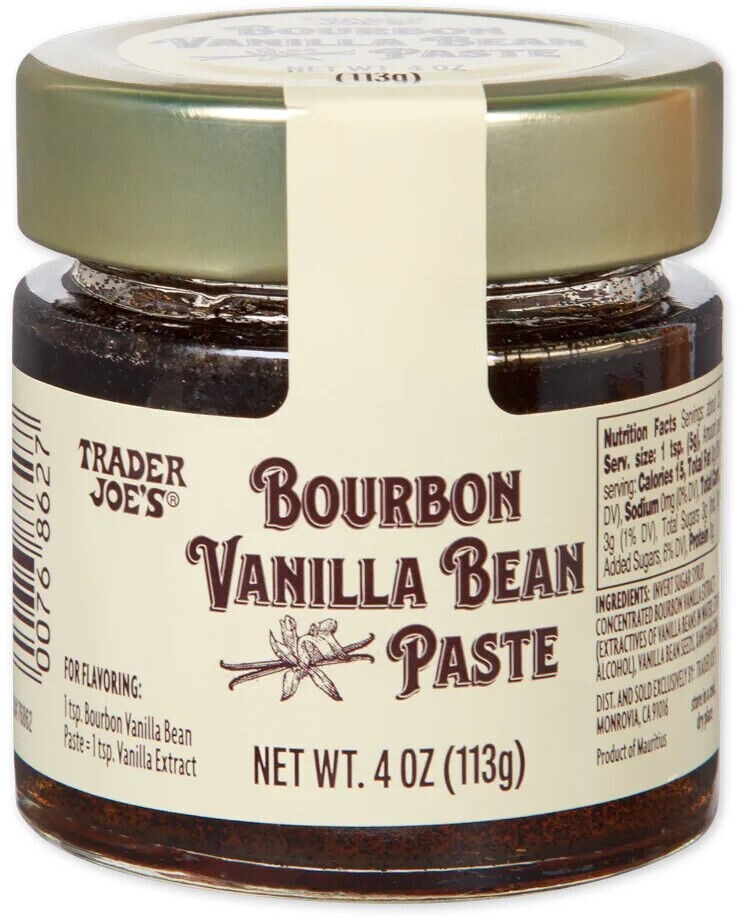 FREE PRIORITY SHIP-Trader Joe’s Bourbon Vanilla Bean Paste 4 oz ONE JAR