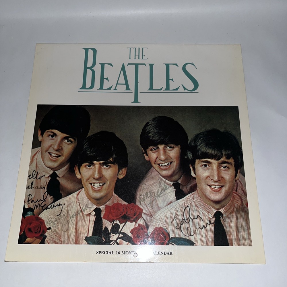 1988 Beatles 16-Month Collectible Wall Calendar