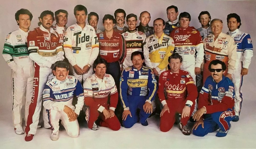 1987 Winston Auto Racing NASCAR Stock Car Wide Border 4x6 Celebrity Photo