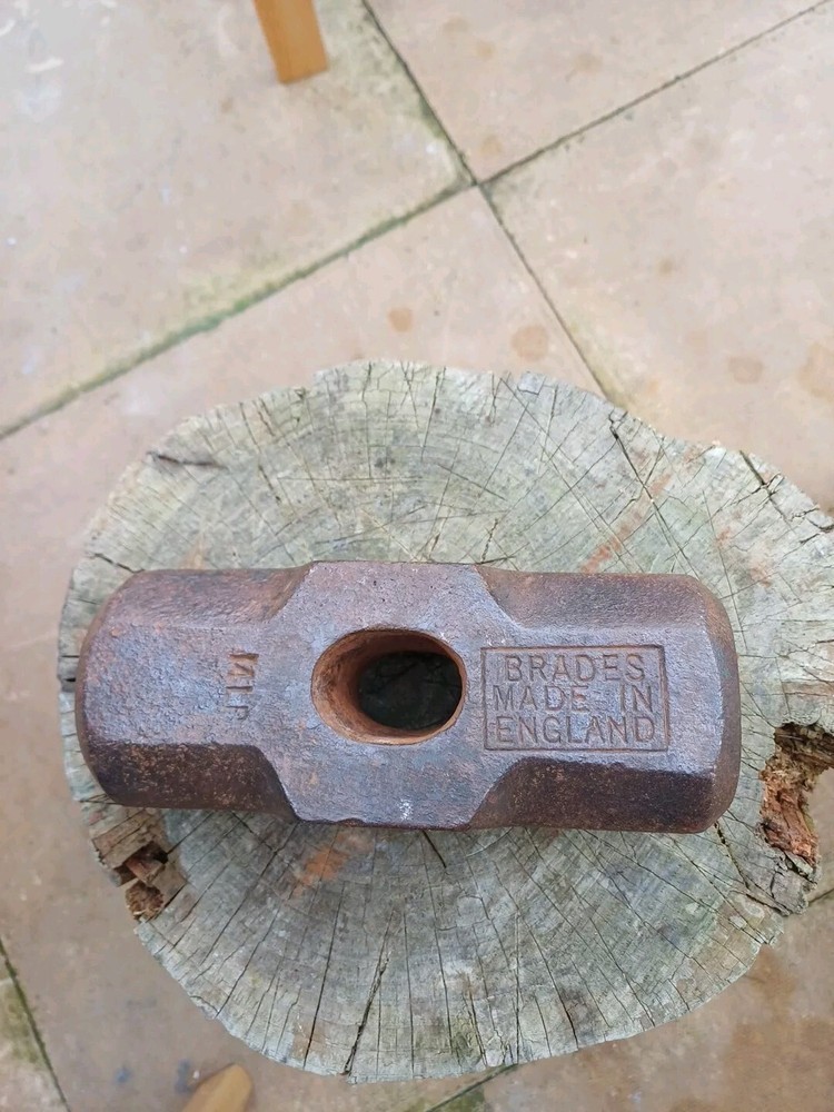 14lb-- 7kg Brades Sledge Hammer Head,Made in England  ( Without a Handle)