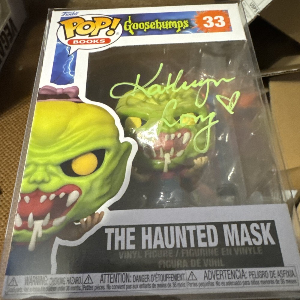 Funko Pop! Goosebumps The Haunted Mask #33 Signed By Kathryn Long
