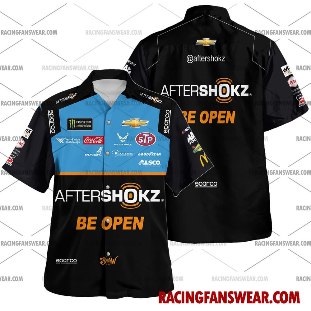 Bubba Wallace Nascar Racing 2019 Hawaiian Polo Shirts