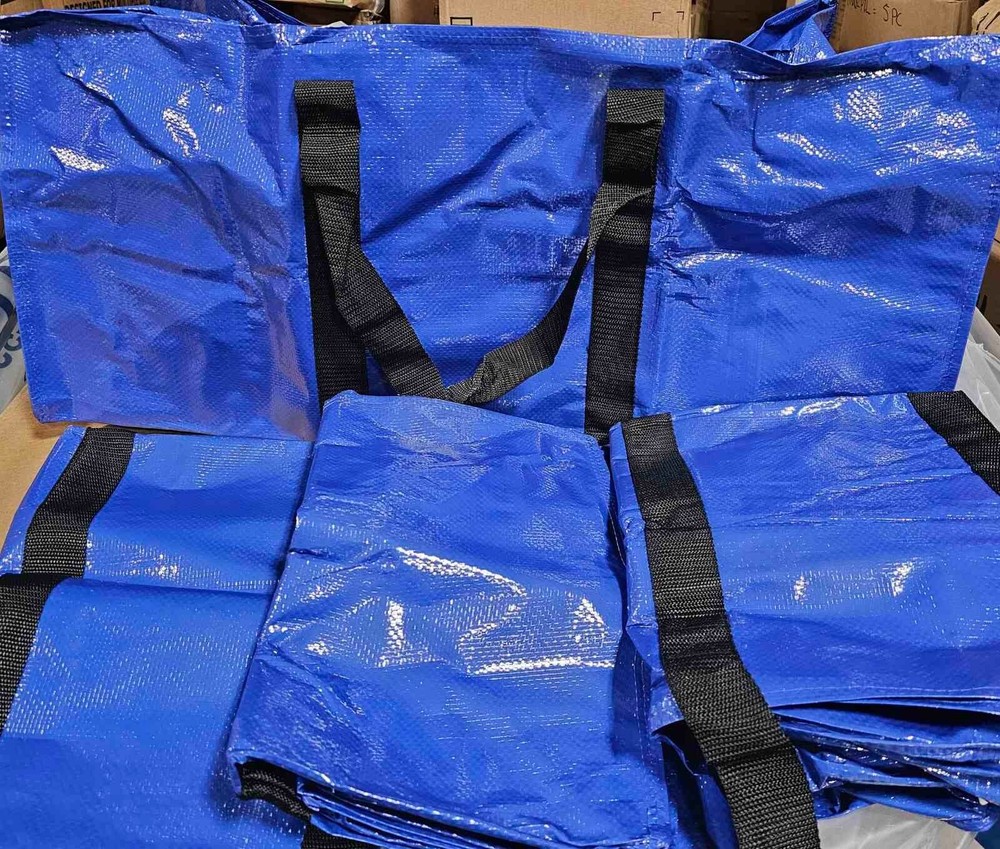 Set of 4 Extra Large Storage Bags in Vibrant Blue – Perfect for Organizing and Storing with Style