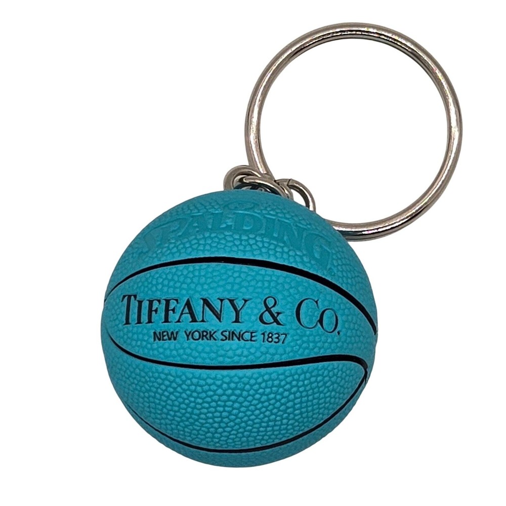 Tiffany & Co. Teal Spalding Basketball Keychain - Limited Edition