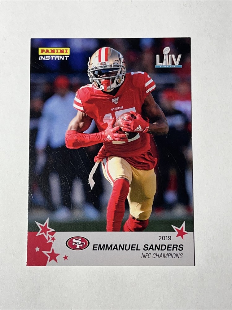 2020 Panini Instant Emmanuel Sanders NFC Champions Card 137/137
