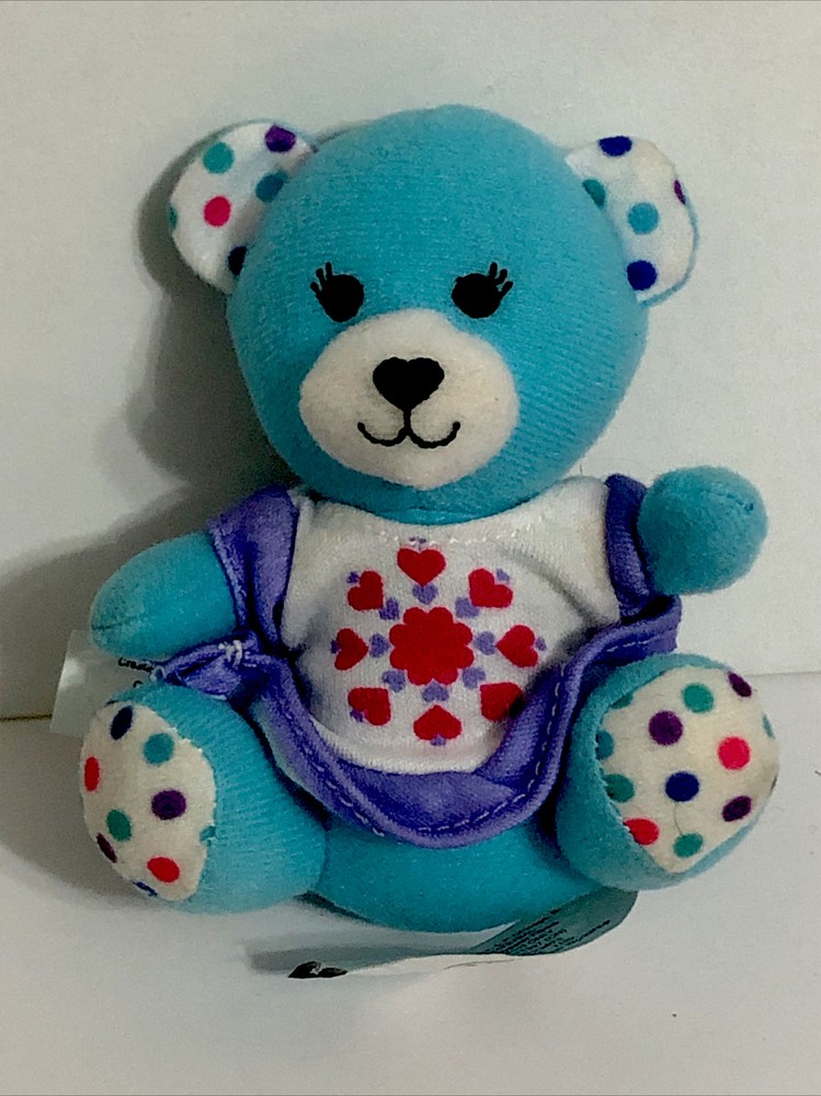 Turquoise Build-A-Bear Plush Stuffed Animal Teddy McDonalds Toy-image
