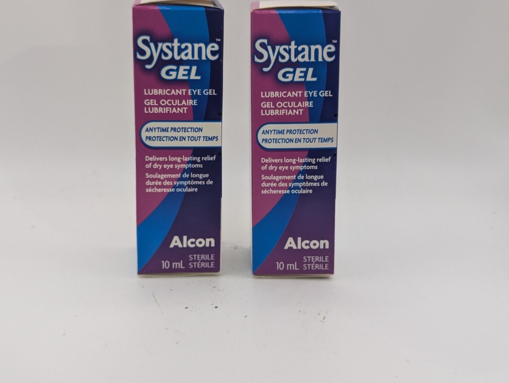 2 Systane Gel lubricant Eye gel  Lubricant Alcon 10 ml (2 Pack)