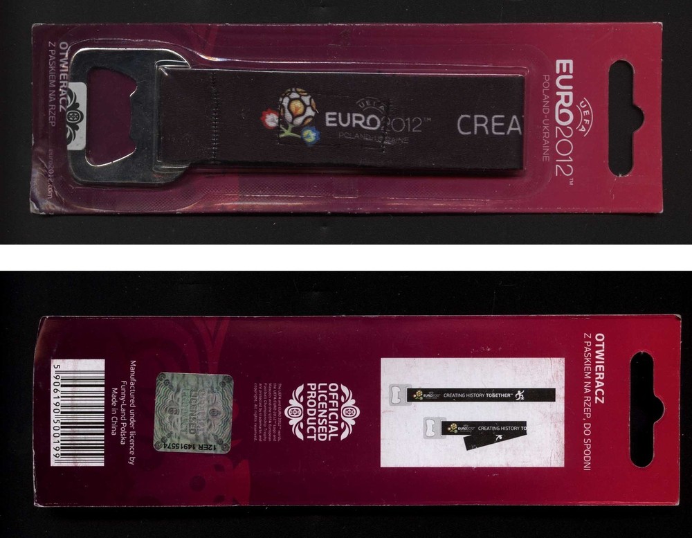 UEFA FOOTBALL EURO 2012 - bottle opener for beer LICENSED PRODUCT (3)