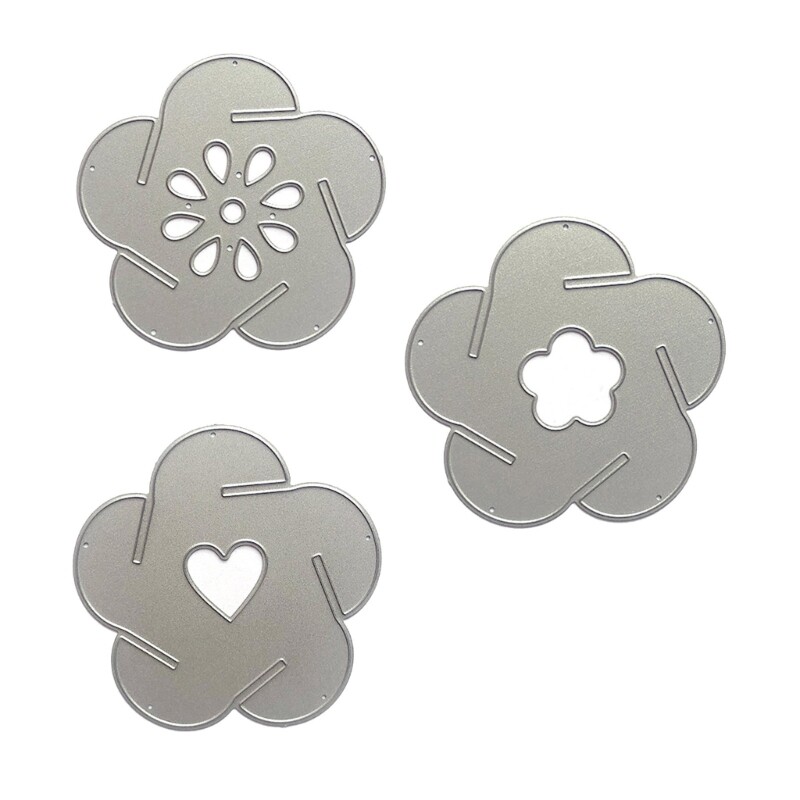 3D Flower Metal Cutting Dies Embossing Paper Cards Template Decorative Die Cuts