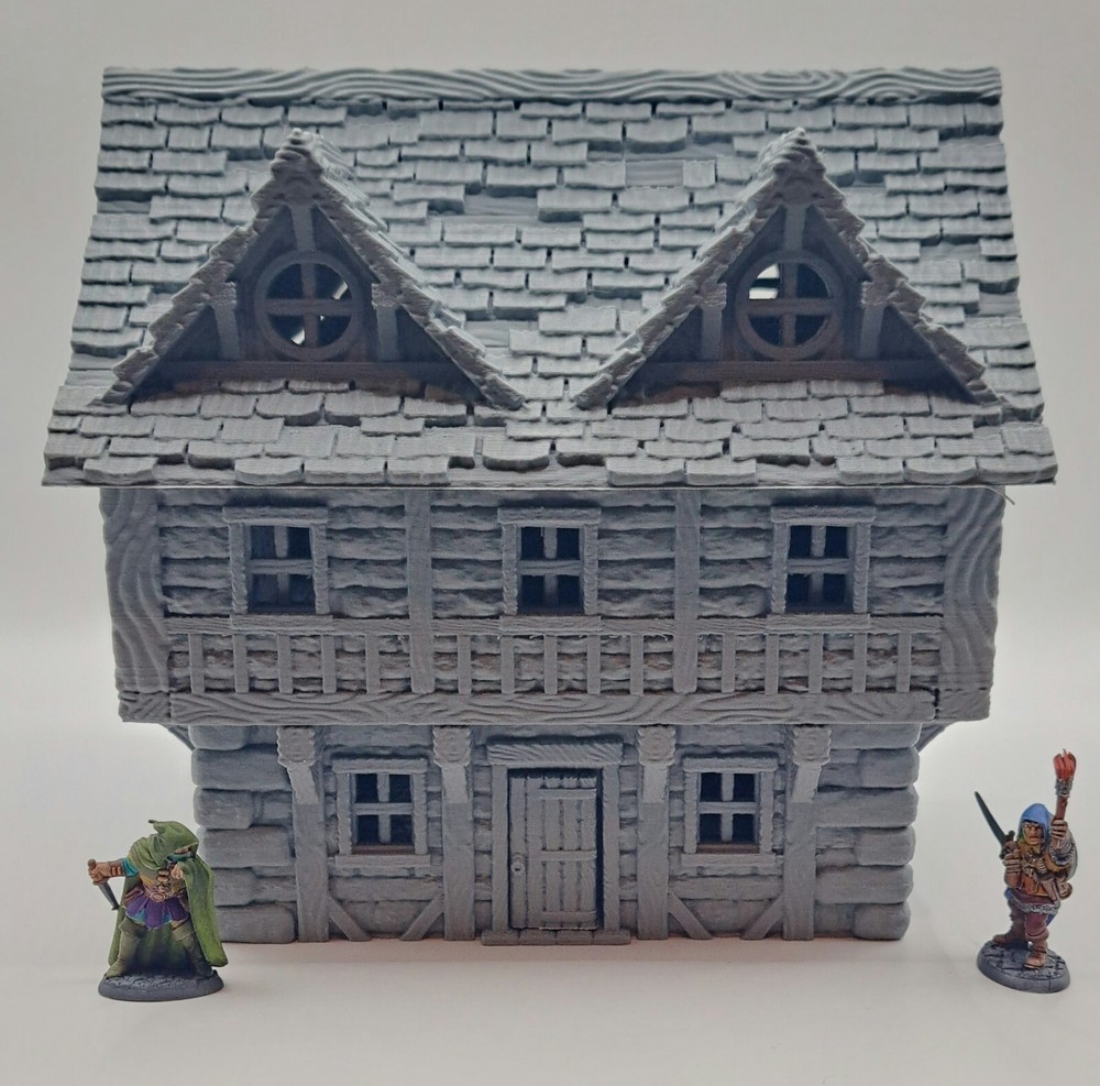 3d Printed Fantasy House For Miniatures, Tabletop, And War gaming
