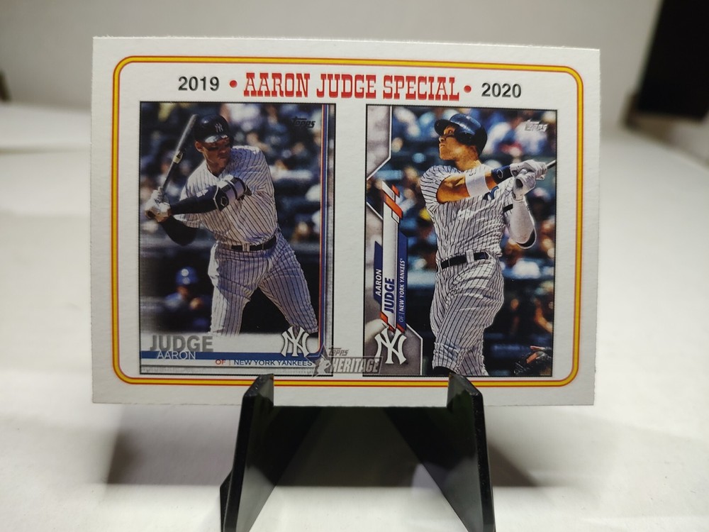Aaron Judge 2023 Topps Heritage 2019-2020 Special #3 Baseball Card Insert-image