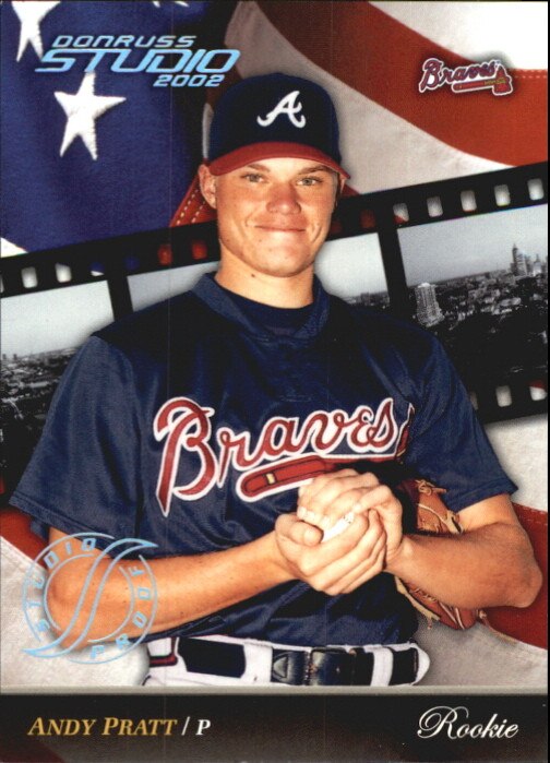 2002 (BRAVES) Studio Proofs #268 Andy Pratt ROO /100