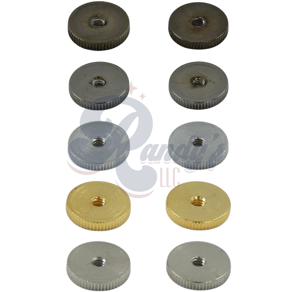 Advanced Plating Inc (API) ABR-1 Bridge Thumbwheels - Fine Knurl (2-Pack) - Fits-image