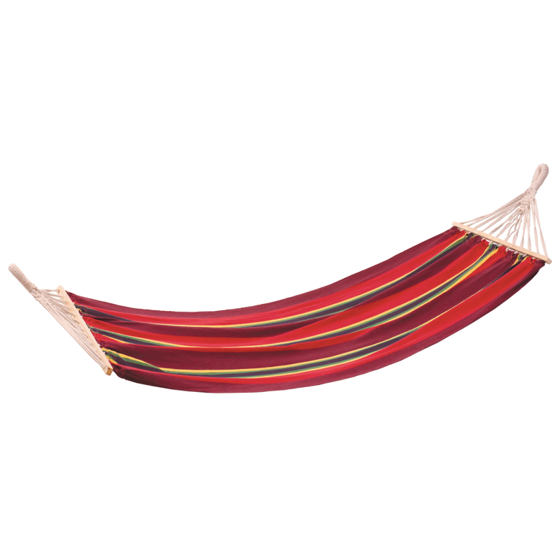 Stansport Cotton Blend Bahamas Hammock - Burgundy Weight Limit 250 Lbs Home