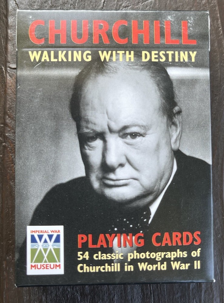 New! - Piatnik 55 Playing cards Winston Churchill / ll World War - Austria!