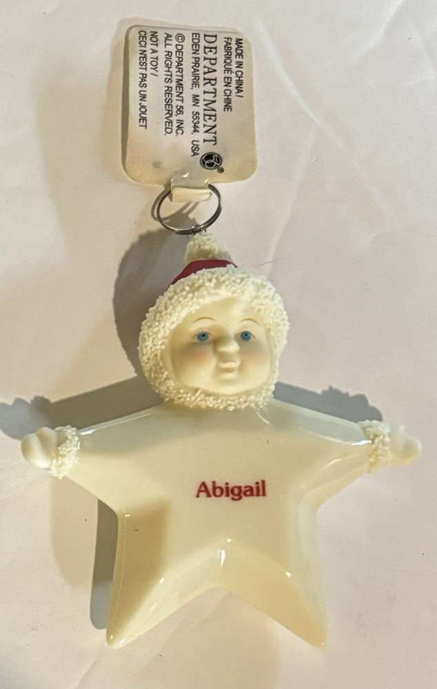 Abigail Snowbabies Snow Flake Baby Christmas Ornament by Department 56-image