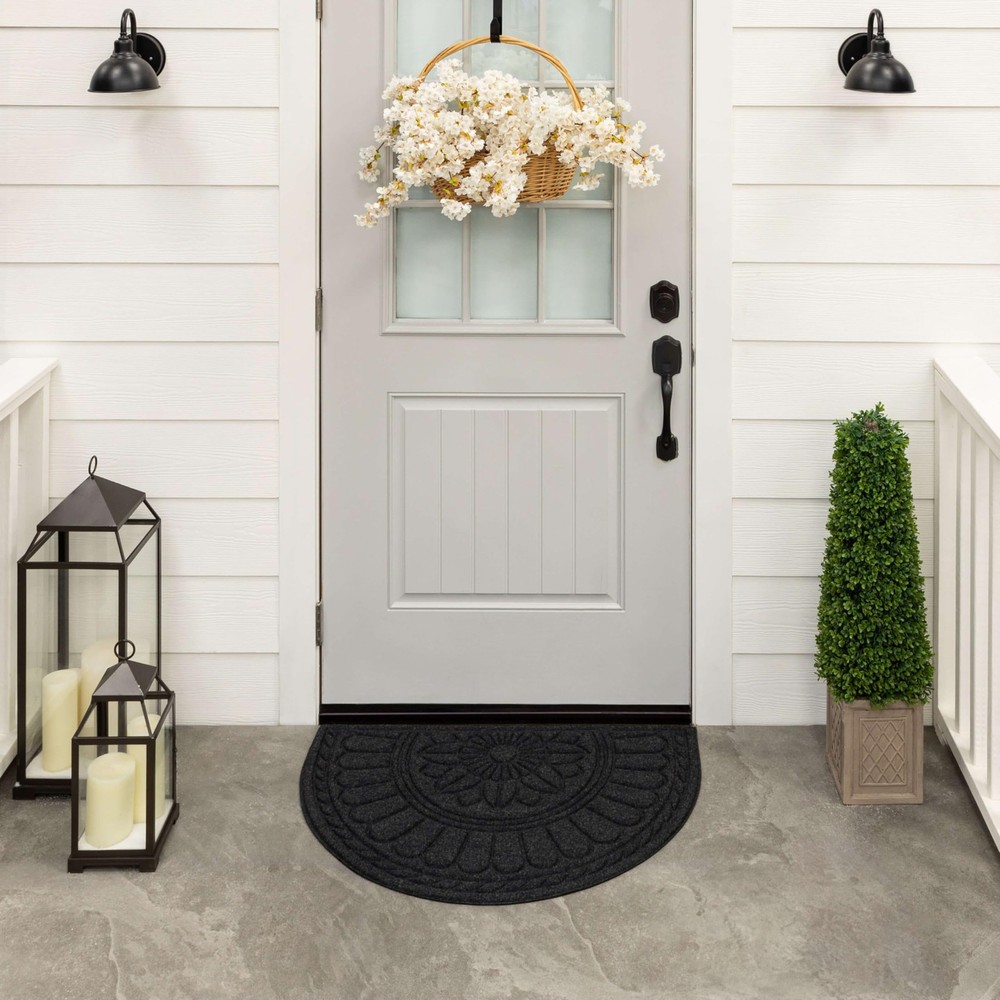 Durable 2x3 All-Weather Non-Slip Recycled Rubber Entryway Doormat