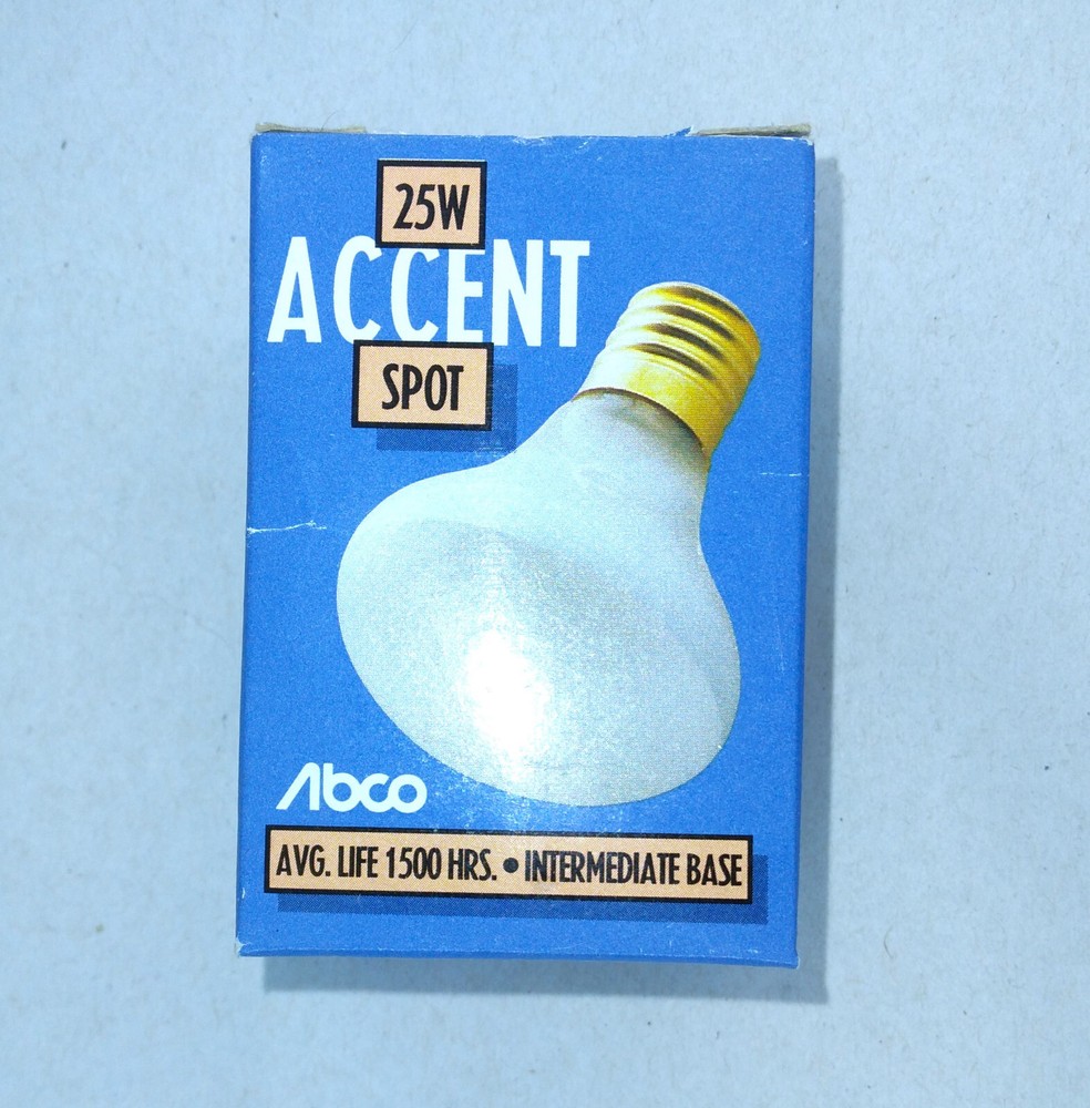 Abco 25 Watt R-14 Accent Spot Light #03628  Intermediate Base 25R14N/SP-image