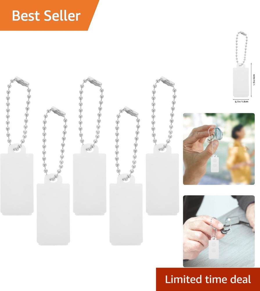 Compact Keychain Battery Storage Case for Button Cells - Eco-Friendly & Portable