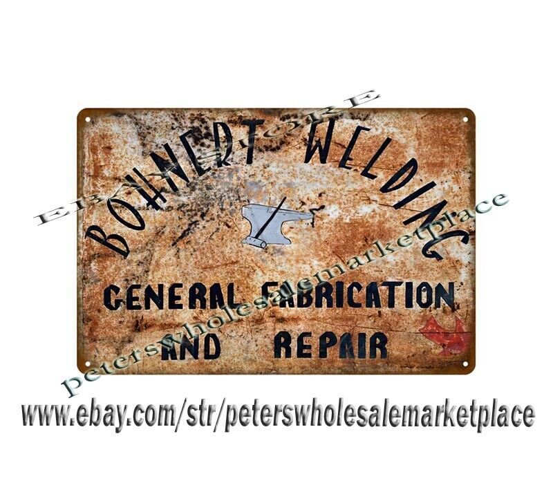 Bohnert Welding general fabrication repair metal tin sign homeware decor