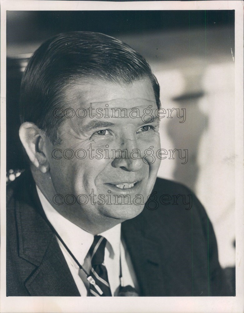 1967 Press Photo North Carolina Governor Terry Sanford 1960s