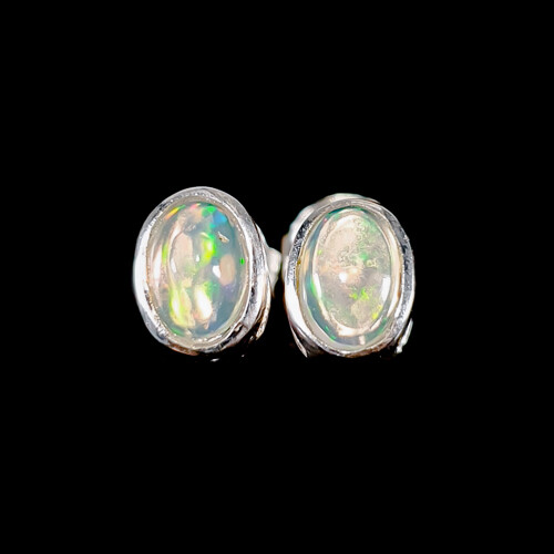 Jewellery Gift Natural Opal Earrings 925 Sterling Silver /E116824