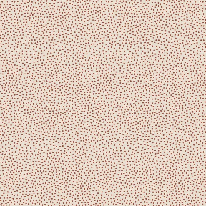 Quilting Patchwork Fabric Birdhouse Basics Spots Cream Red 50x55cm FQ