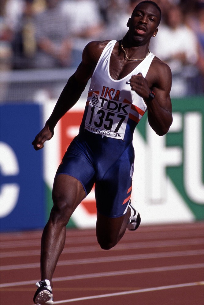 Michael Johnson Us Track And Field Wall Art Home Decor - POSTER 20x30