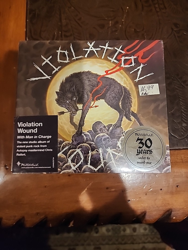 Violation Wound: With Man In Charge CD Sealed With Hype Sticker