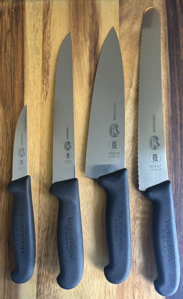 Victorinox Forschner Swiss Classic Kitchen Knife 4 Piece Set Inox Stainless Mint