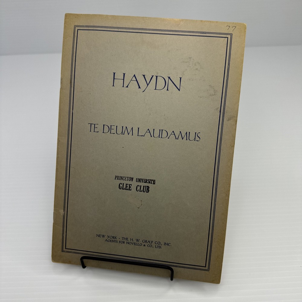 Te Deum Laudamus J. Haydn Sheet Music H. W. Gray Co Christian Sheet Music