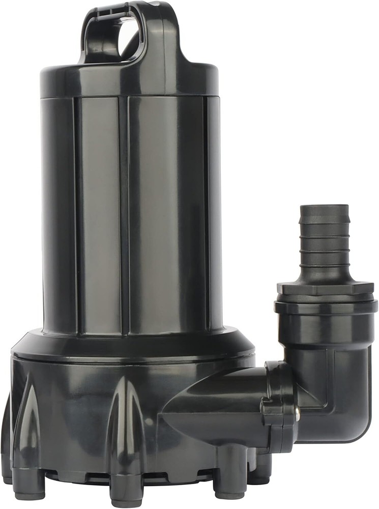 3000GPH In-line Pond Water-fall Pump Submersible: Outdoor Smart-er&Quieter USA