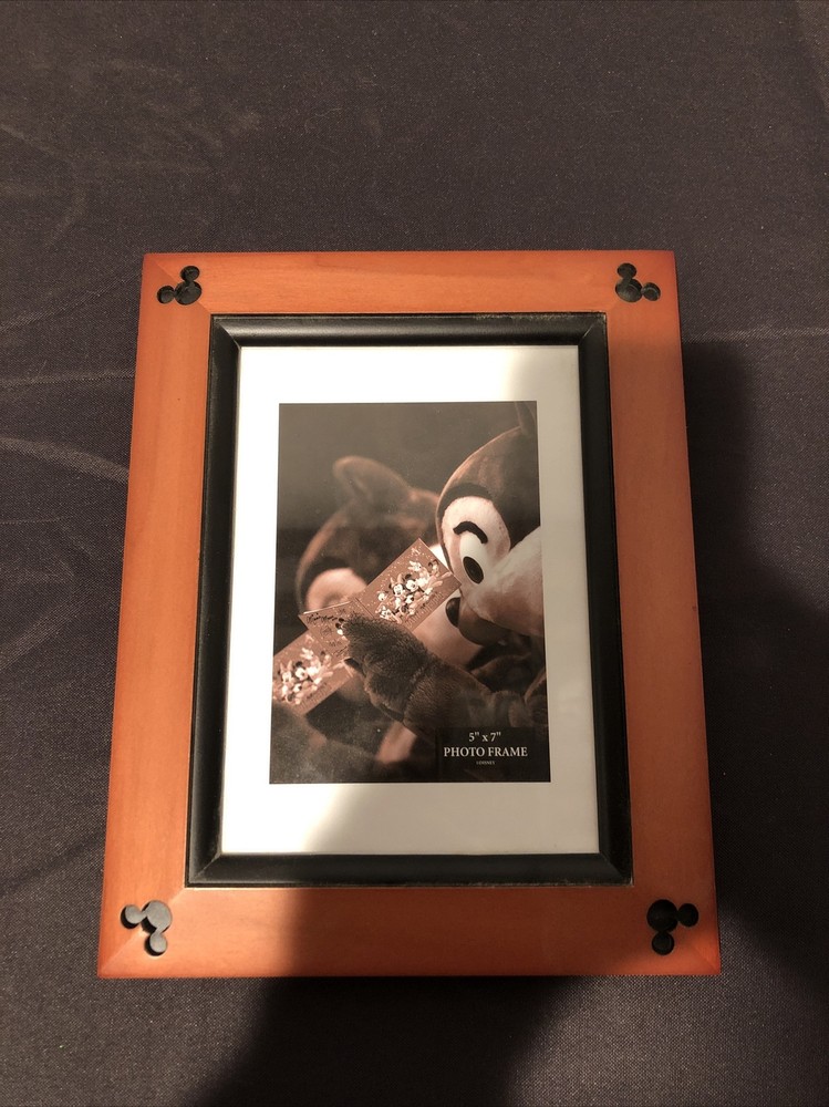 Disneyland Cherrywood Mickey Mouse Ears Frame