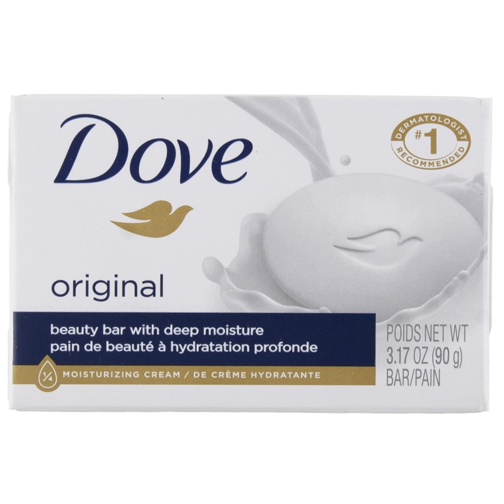 Dove White Beauty Bar 3.15 oz 5-Pack for Soft Smooth Skin