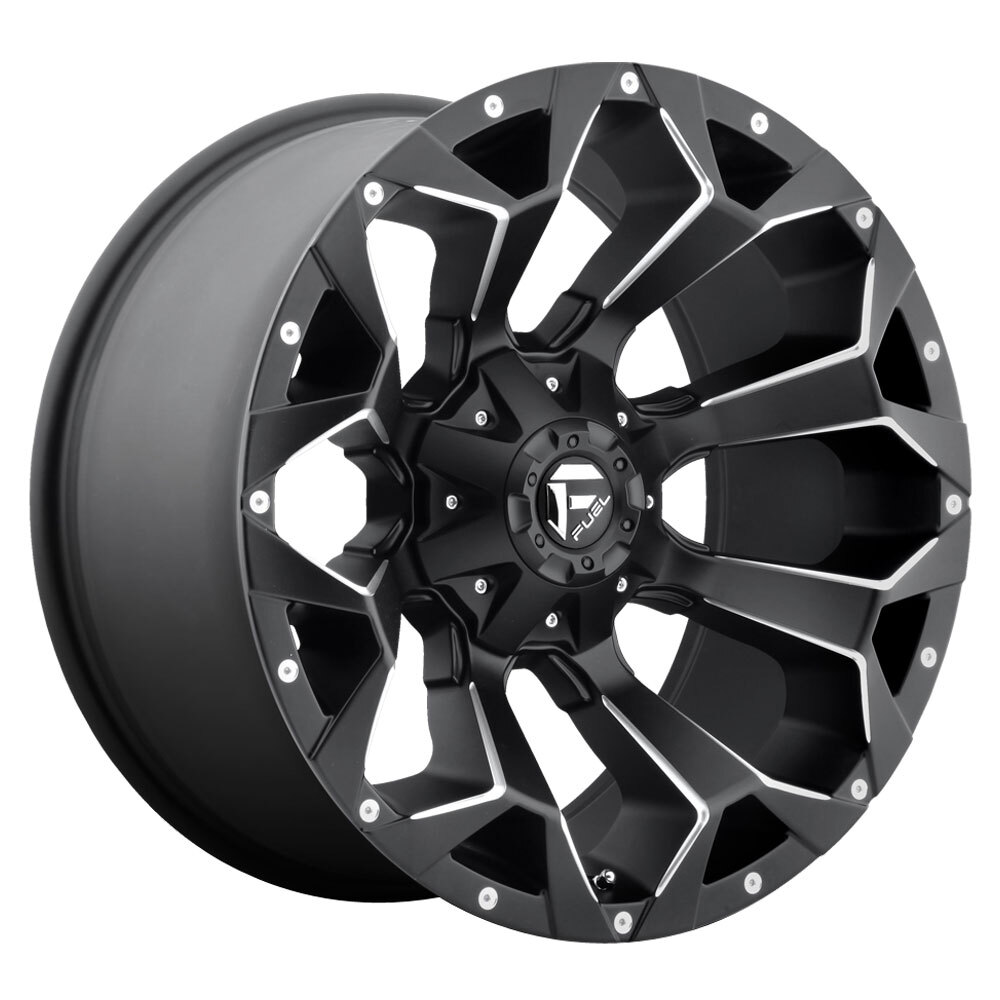 FUEL Assault D546 20X9 5X139.7/5X150 Offset 20 Matte Black Milled (Qty of 1)