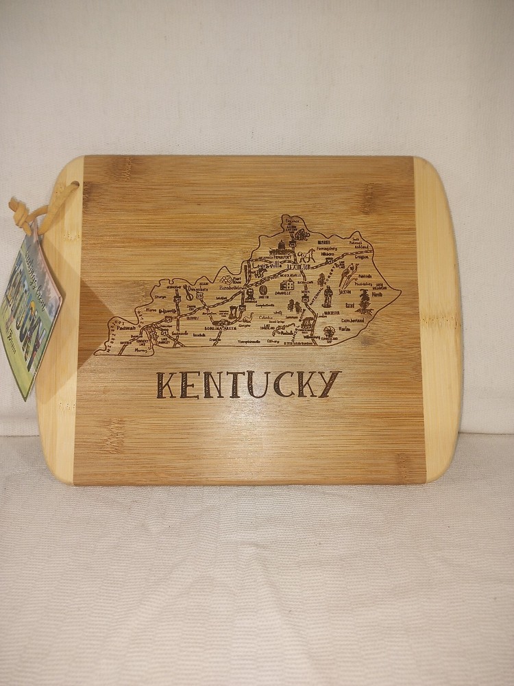 Totally Bamboo A Slice of Life Kentucky Serving and Cutting Board 11