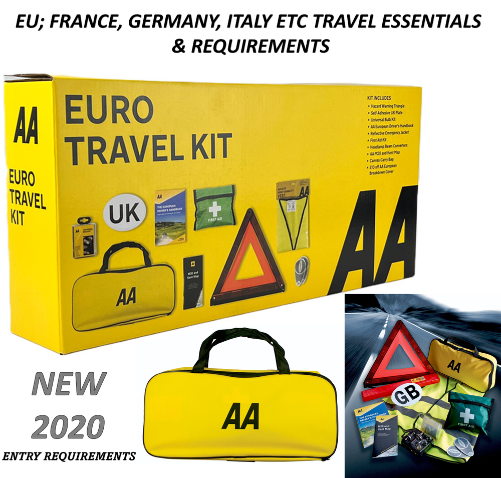 EU Travel Car Kit - Essential Road Trip Accessories for Europe-image