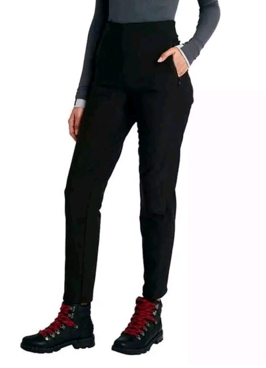 *NWT* HFX Ladies Winter Tech Fleece Lined High-waisted Pants (Black, Medium)