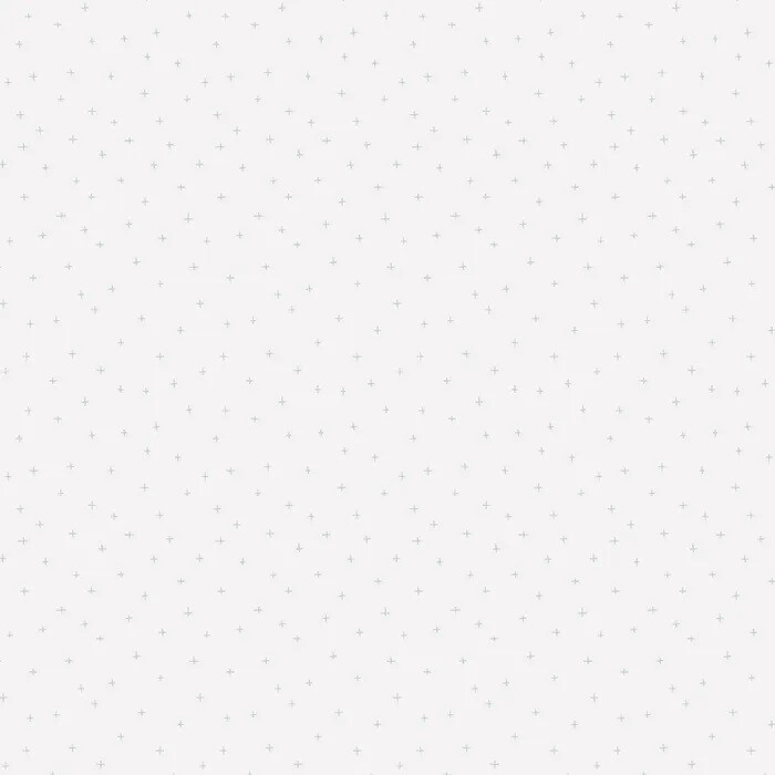 Quilting Patchwork Fabric Birdhouse Basics Cross Cream Blue 50x55cm FQ