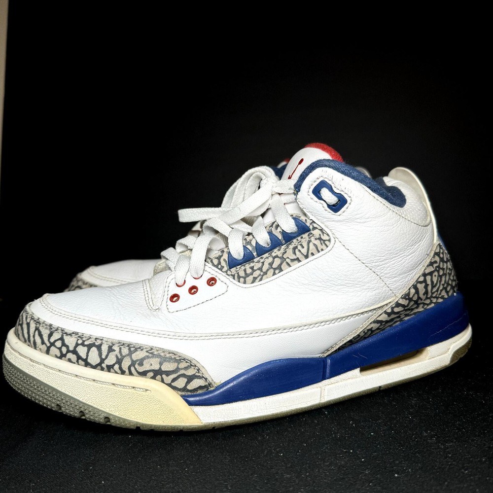 Nike Air Jordan 3 Retro OG True Blue 2016 Men's Shoes - Size 9.5 - 854262 106