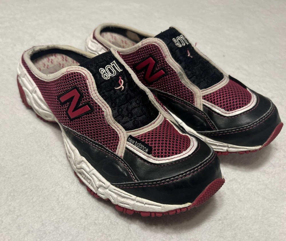 Womens New Balance 801 Breast Cancer Slip On Mules Shoes Sneakers Size 8 B