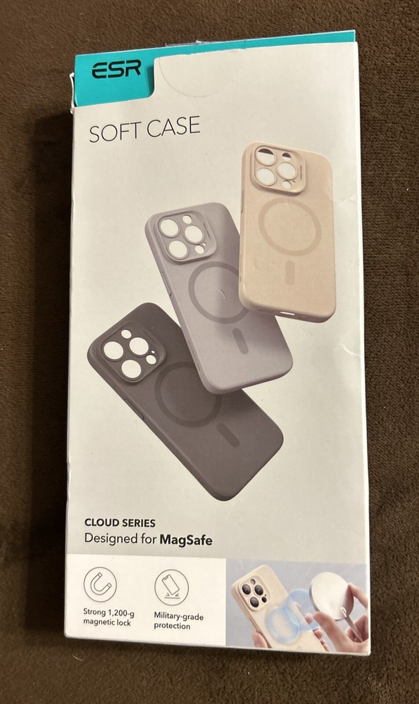 ESR Softcase Cloud Series mag safe for Iphone 15 Pro Case Black